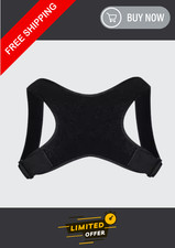 Posture Corrector Belt Back Brace Shoulder Support Adjustable for Men Women