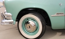 1951 Ford Shoebox Hubcaps Victoria Custom Deluxe Country Squire Club Coupe