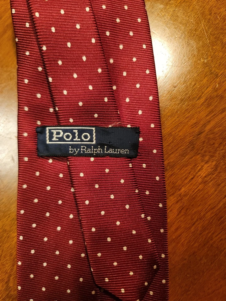 Corbata de seda Polo Ralph Lauren granate Foto 2 de 4
