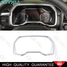 Para Ford F150 2021-2026 Plateado Mate Panel Interior Salpicadero Decoración Cubierta Borde 1 PIEZA