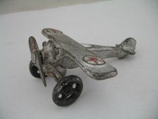 Hubley Cast Iron Toy Airplane