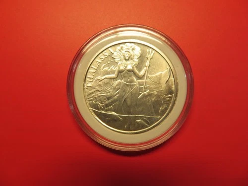 THALASSA "Goddess of the Sea" Greek Mythology 1 oz .999 FINE SILVER TRIDENT L621