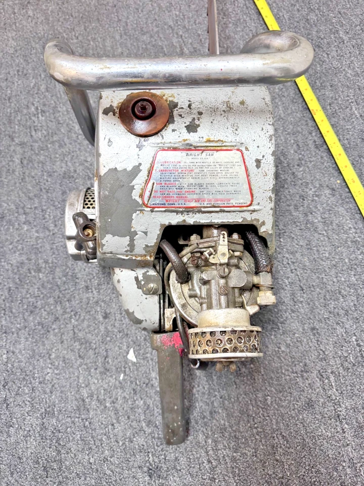 WRIGHTS SAW Chainsaw Chain Saw with 18" Bar, VINTAGE, UNTESTED - Image 4 of 4