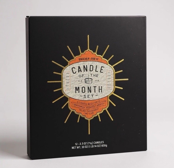 Trader Joe's - Candle Of The Month 2026 Set of 12 (Advent) | eBay