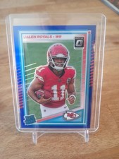 2025 Panini Donruss Optic Rated Rookie Jalen Royals #251 Blue Shock Prizm /249