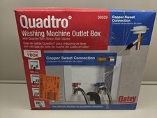 Oatey Quadtro 2" Copper Sweat Connection Washing Machine Outlet Box, Model 38529