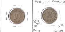 Romania 10 bani 1900 King Carol I