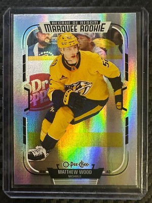2025-26 OPC Rainbow Foil Rookie  Matthew Wood /350 #553