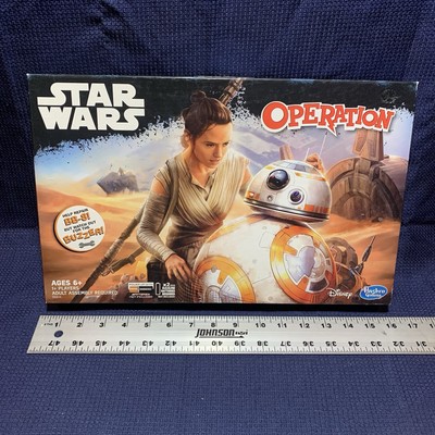 Star Wars Operation Game Disney & Hasbro Gaming 2016 Tested Works BB8 Rey BB-8