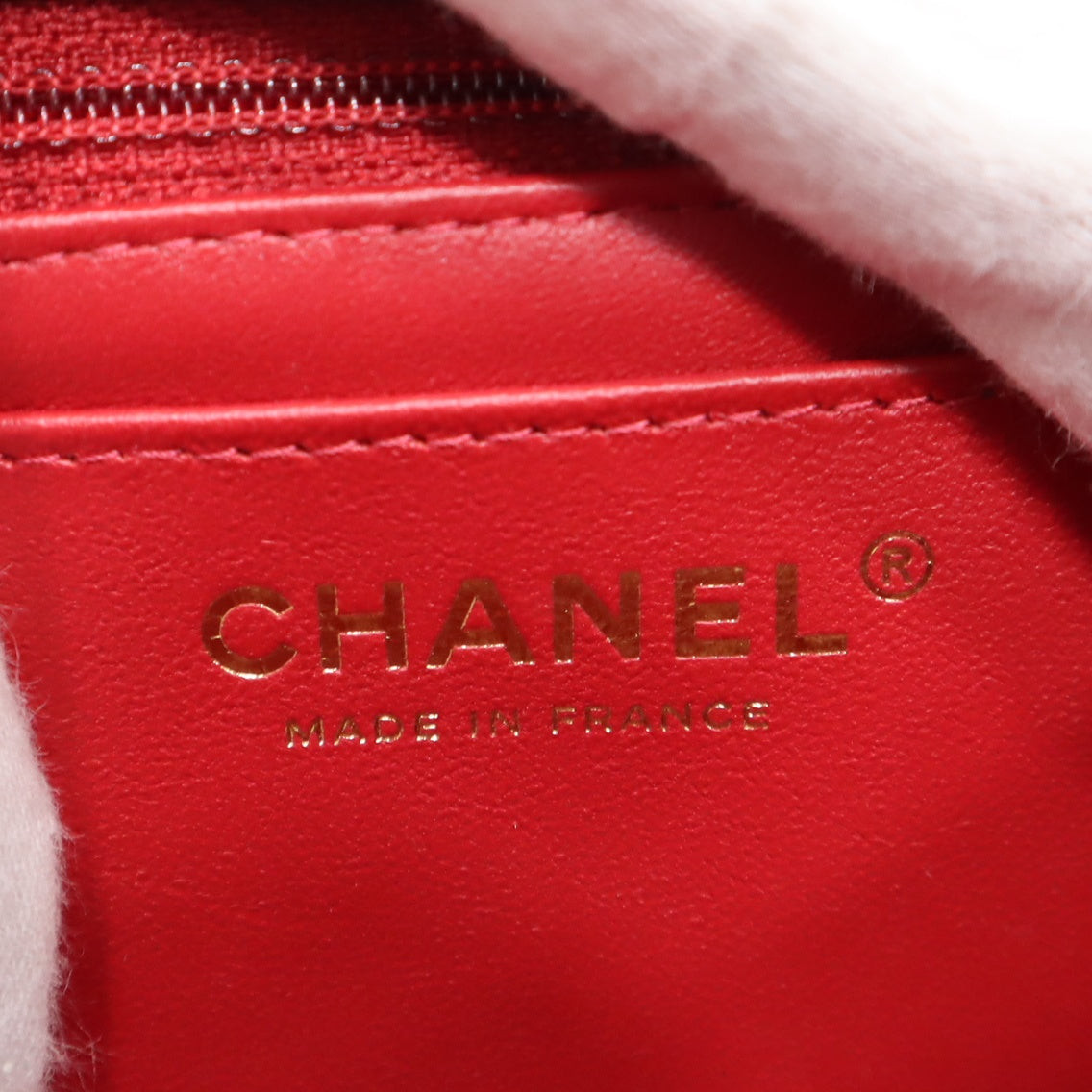 Chanel 69900 Tweed Shoulder Bag Red x Navy Ladies Box