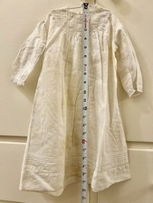 Antique 1800s Victorian Baby Dress Elaborate Lace Christening Baptism Gown