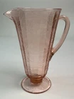 Jeanette Floral Poinsettia Pink Lemonade Pitcher 10 Inch Beautiful