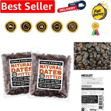 Natural Pitted Dates Whole - 1.6kg 2 x 800g 12.49 per kilo