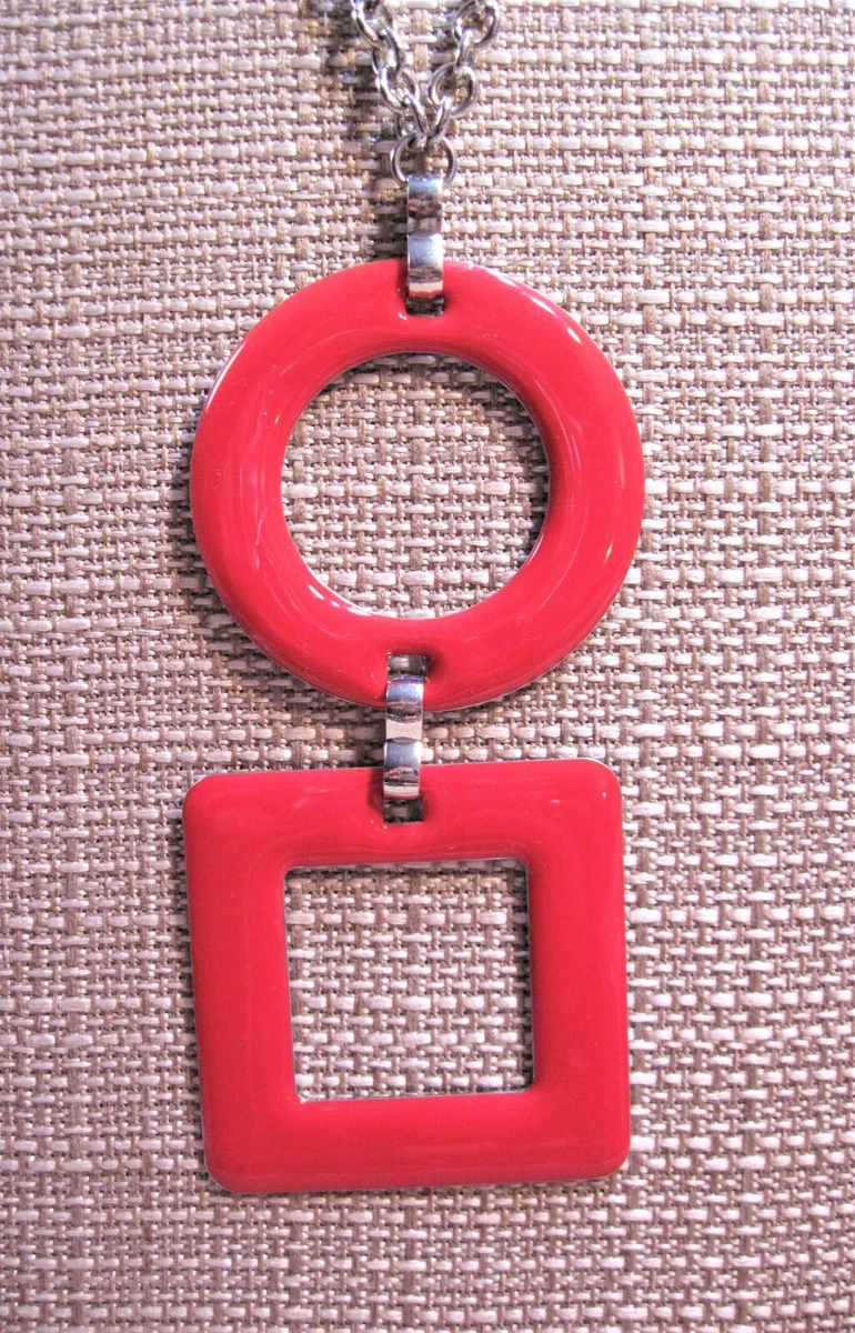 Macys red necklace clearance