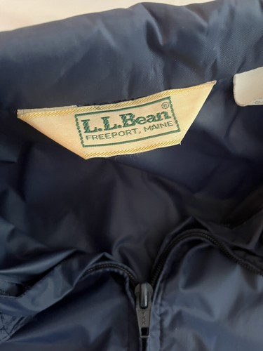Vintage LL Bean Anorak Packable Windbreaker W/Hood Vintage Patch Sz LRG USA Made - Picture 8 of 14