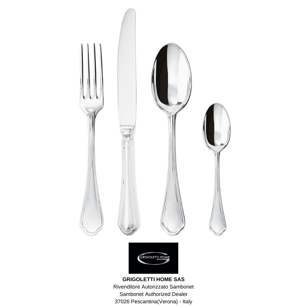 Sambonet - Filet Toiras Monoblocco - Cutlery 24 pieces 6 people -20% Retailer