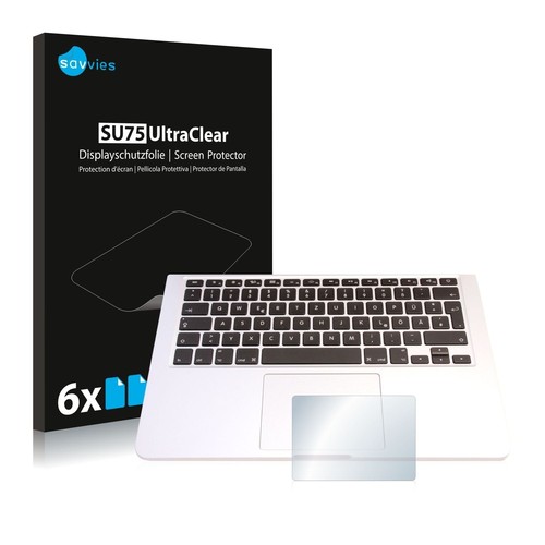 Apple MacBook Pro 13.3" Touchpad, 6 x Transparent ULTRA Clear Screen Protector - Picture 2 of 4