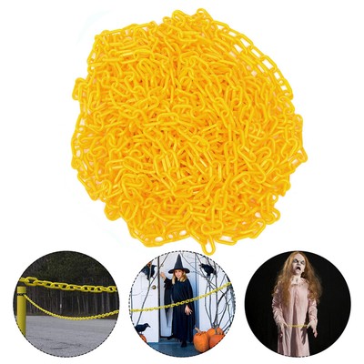  Decorative Chain Yellow Barrier Crowd Control Security Caution Decorations
