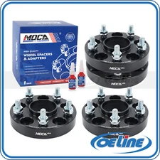 4PC 25mm Wheel Spacers 5x114.3 for Honda Civic Acura 64.1mm Hub Bore M12x1.5