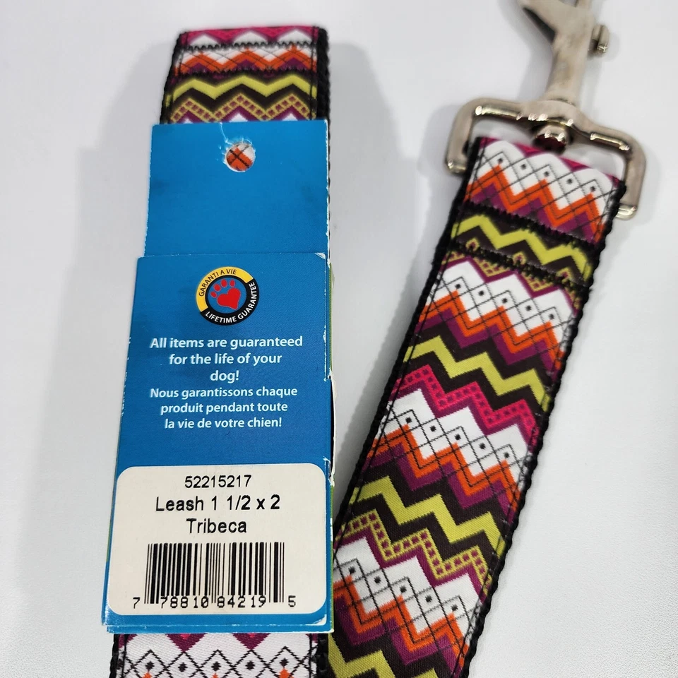 RC Pet Products Dog Leash 1.5" x 2' Tribeca Pattern Short Leash Pet Supplies - Image 2 of 3