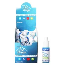 Ice Drops   Fresh Breath, Sugar Free,  icymint  LOT OF 50 PCS (1BOX)