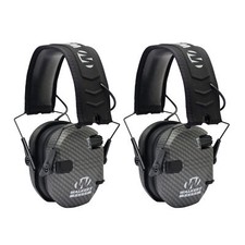 Walkers Razor Slim Electronic Shooting Muffs 2 Pack Bundle Carbon Gray 