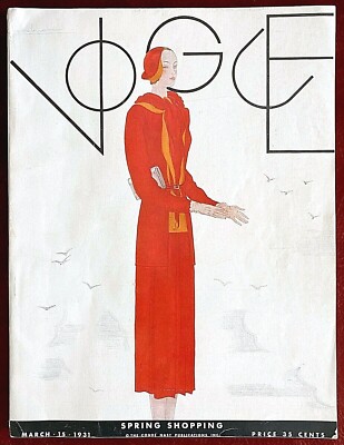 Vogue Magazine ~ March 15, 1931 ~ Lepape Joan Crawford Cecil