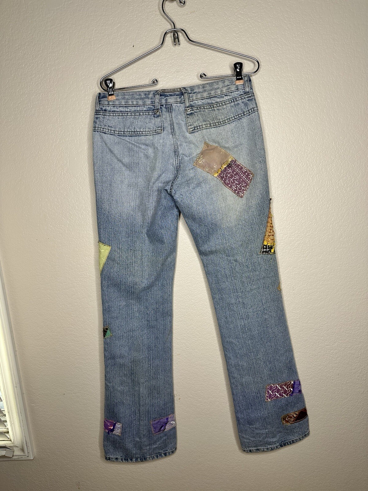 Jeans Rinascimento Patchwork Italy Light Wash wid… - image 8