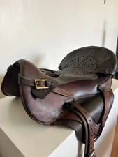 Vintage LD Stone & Co. Leather Saddle - Late 1800s to Early 1900s