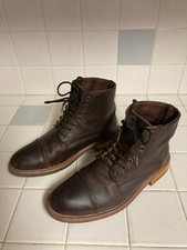 Red Wing Rare Special Edition Lace up 7268 Cap Toe Brown Boots Made in USA 7 D