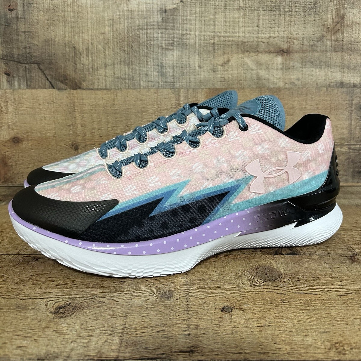 Under Armour Curry 1 Low Mens Sz 12 FloTro DRAFT DAY Multicolor