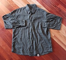 Jhane Barnes Men's Casual Button Down Long Sleeve Shirt Size L Multicolor