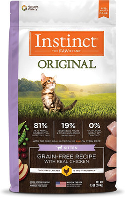 Instinct Original Grain- Free Recipe with Real Chicken - Kitten, 4.5 Pound