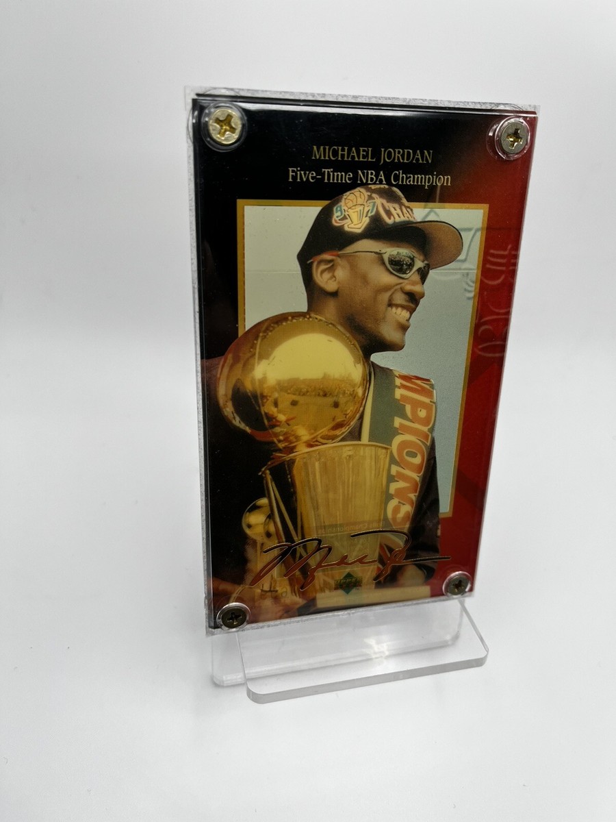 Michael Jordan 24k Gold Collectible Cards Signature Series