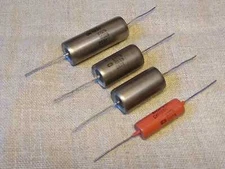 0.1 uF 1000 V / 630 / 400 / 200 V  K40Y-9 Paper-In-OiL PIO AUDIO CAPACITORS, NOS