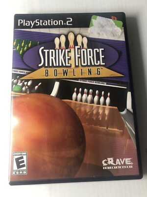 Strike Force Bowling (Sony PlayStation 2, 2004) Original PS2 Video Game Complete