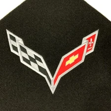 Corvette Stingray Cross Flag Trunk Lid Liner C7 14-19