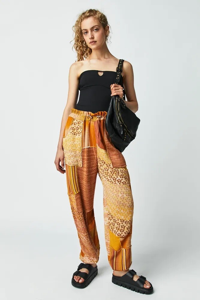 Pantalon Palazzo Multicolore Camille & Company – Taille S – En Rayon – Occasion Très Bon état