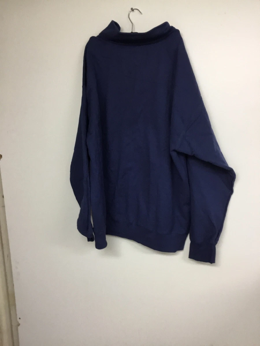 Hanes Men s Nano Quarter Zip Fleece Jacket Vintage Vintage Navy X