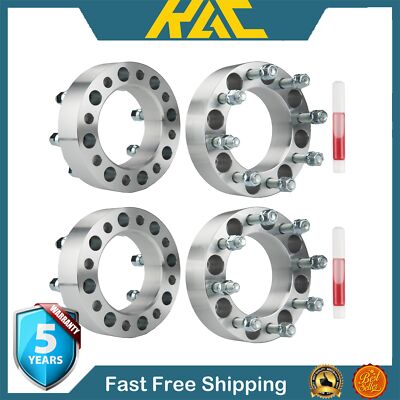 4pcs Wheel Spacers Adapter 2''-8x6.5-9/16''x18-126.15mm