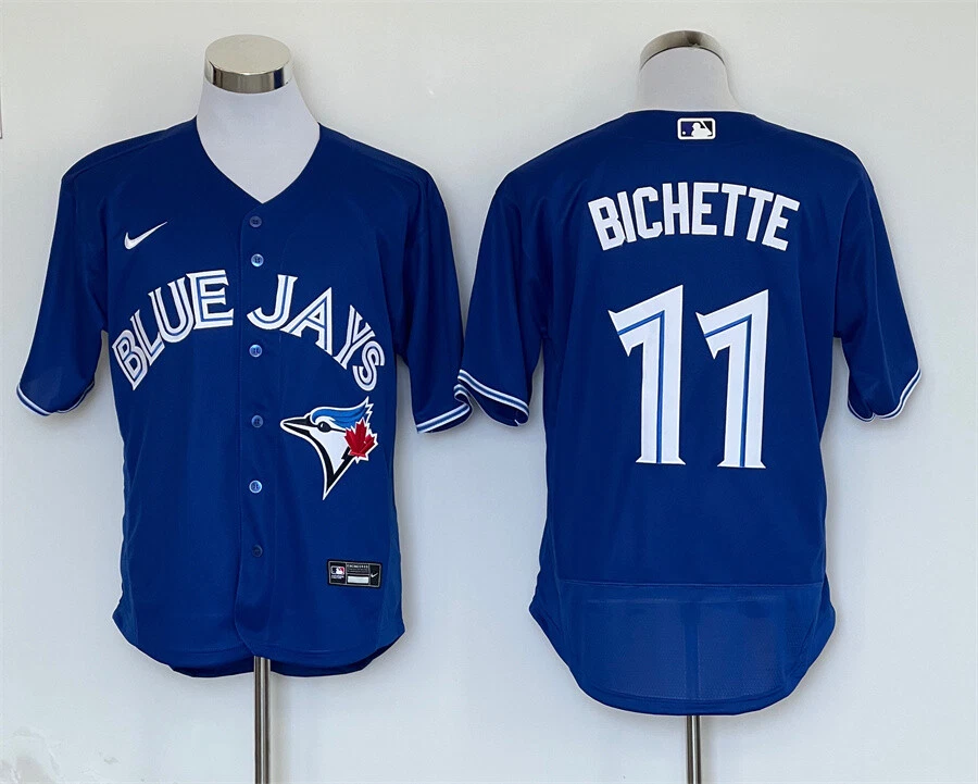 New Toronto Blue Jays #11 Bo Bichette Men Elite Edition Blue