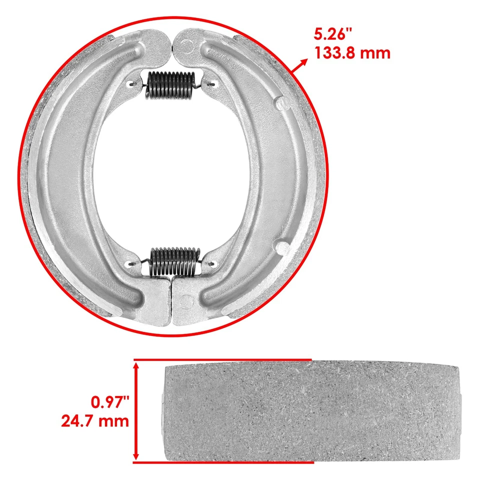 Front And Rear Brake Pads Shoes for Honda Cmx450C Rebel 450 1986-1987 — 第 3/4 张图片