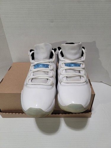Air Jordan 11 Low Legend Blu Retrò 10.5M Bianco 2021 AV2187-117 NO BX REP INSOL - Foto 3 di 10