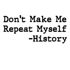 Don't Make Me Repeat Myself History Decal Vinyl Sticker for Car Wall Door Laptop