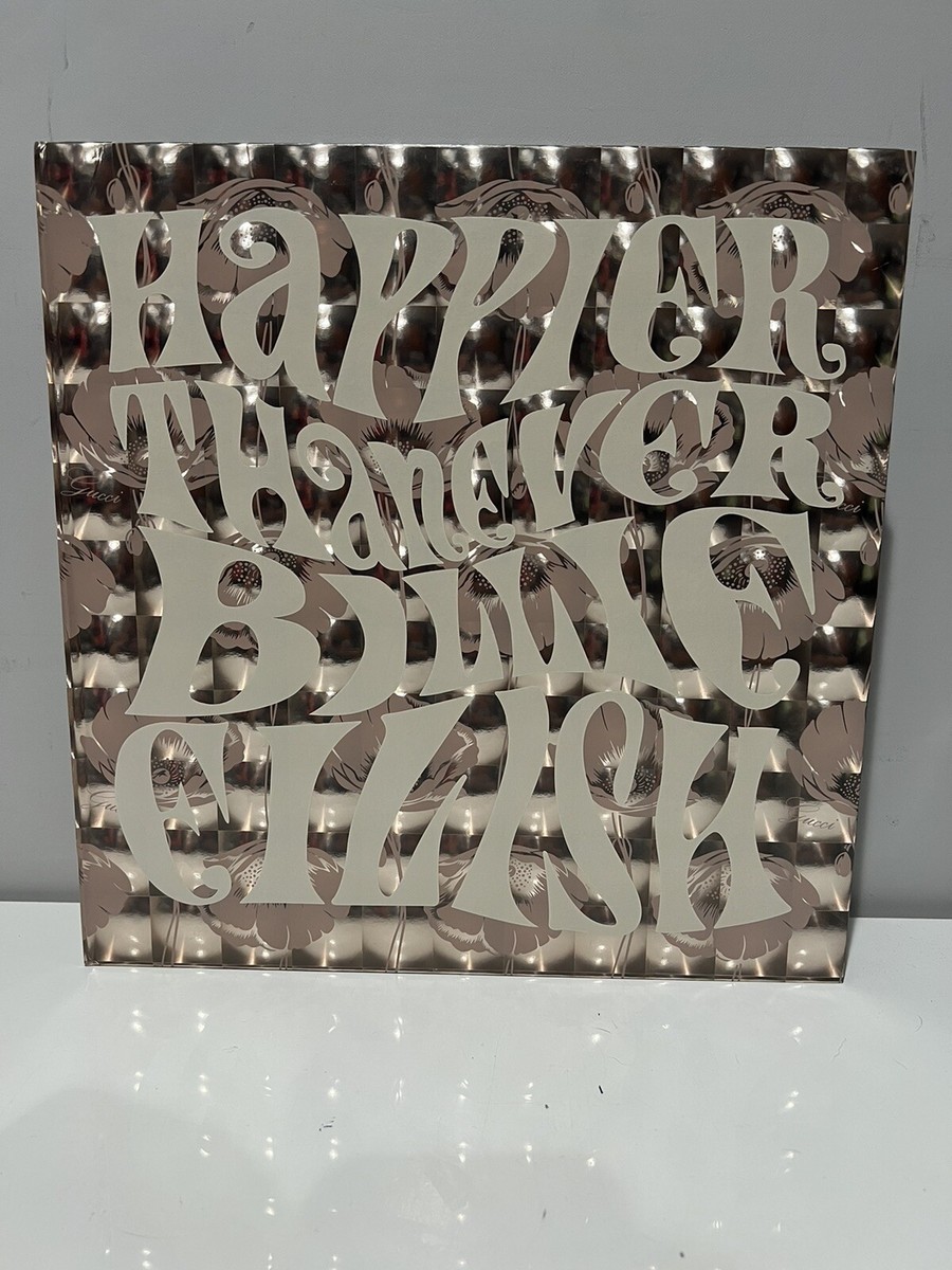 Gucci x Billie Eilish Happier Than Ever Vynil W/ Nail Stickers