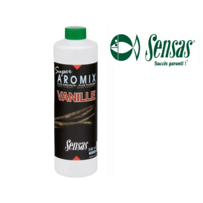 Sensas Super Aromix Flüßiglockstoff 500 mL Angellockstoff Bissanreizer