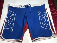 Fox Racing Size 33 Board Shorts Red White Blue Ocean Beach Surf Ski