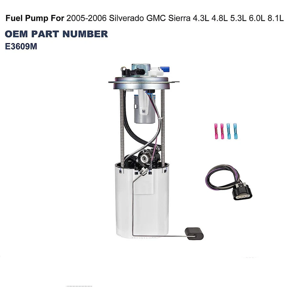 Fuel Pump With Sending Unit For 2004-2007 Chevrolet Silverado 1500 E3609M - Image 2 of 4
