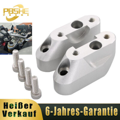 2X Riser Lenkererhöhung Adapter Höhe Nach 28mm Für BMW R1200RS (K54) 2015-2018