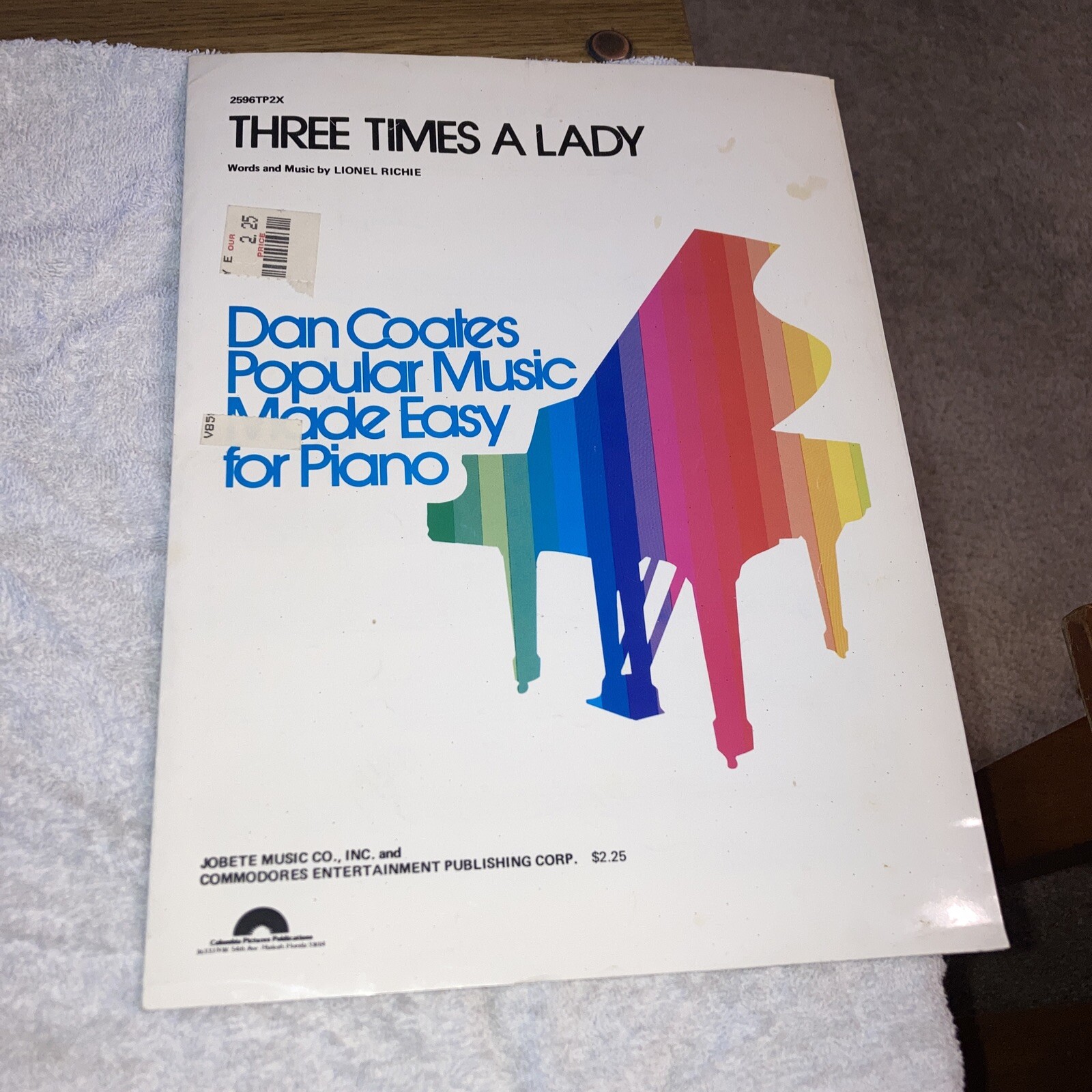 Vintage Sheet Music Three Times A Lady Lionel Richie Arr Dan Coates Easy Piano Ebay Vintage Sheet Music Three Times A Lady Lionel Richie Arr Dan Coates Easy Piano Ebay